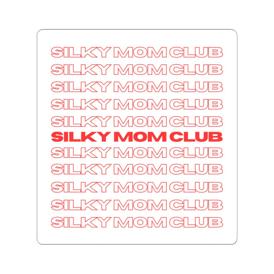 Silky Mom Club Sticker