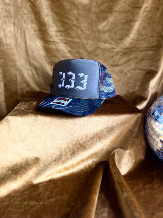 333 Camo Trucker Hat