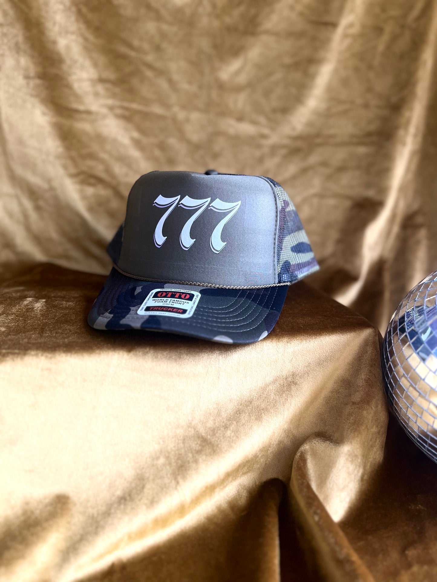 777 Camo Trucker Hat