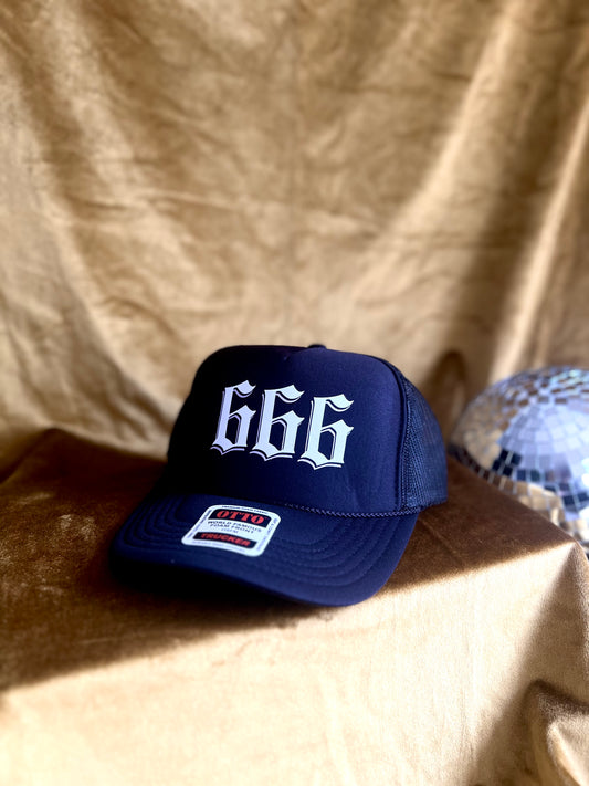 666 Angel Number Trucker