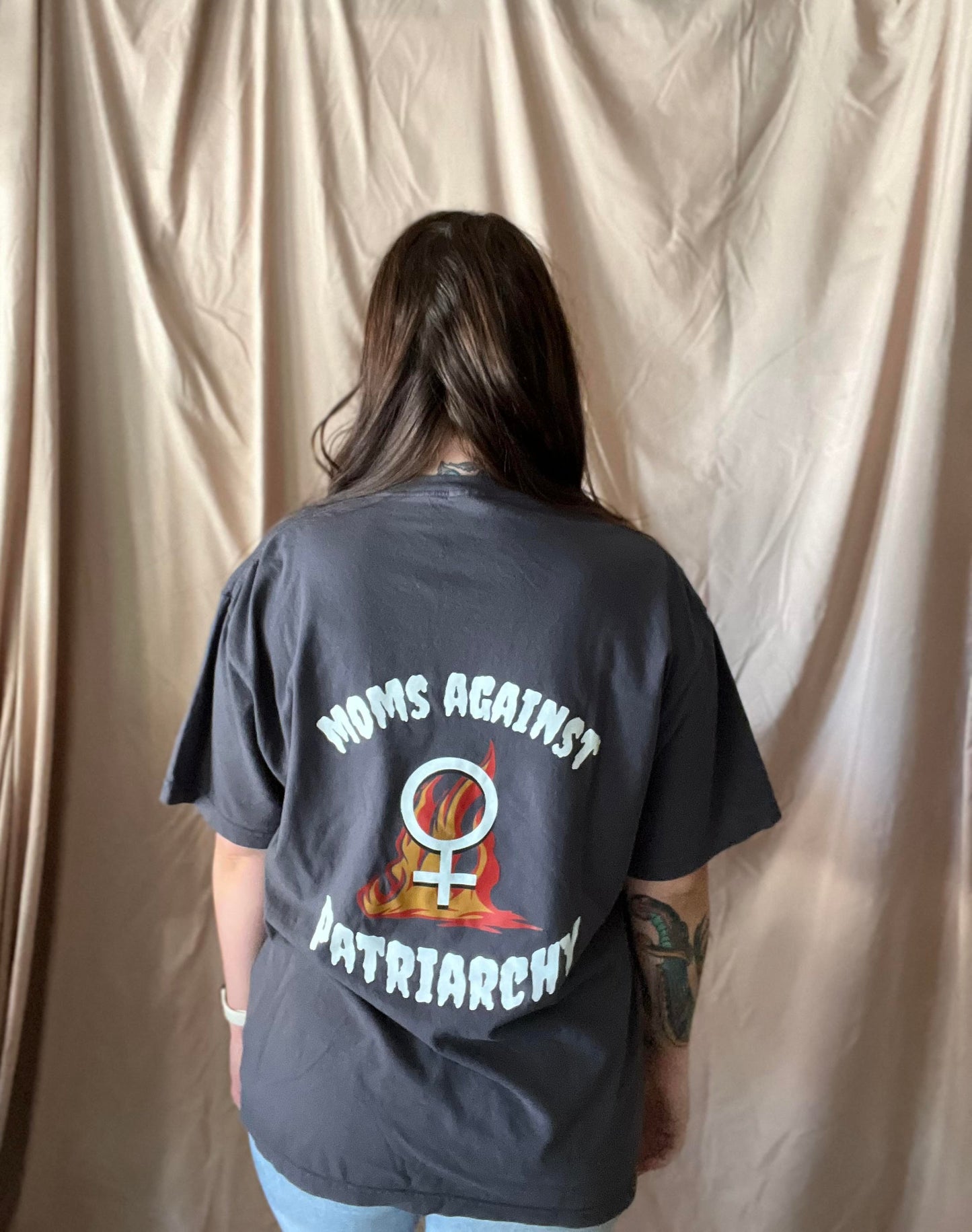 Moms Against Patriarchy Oversized Tee